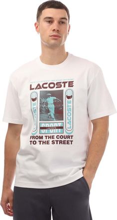 Lacoste Heren Rene Relaxed Fit T-Shirt (Wit)