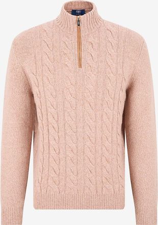 Fedeli Rollkragenpullover aus Strickware Pekino