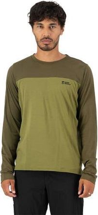 Mons Royale Diversion Merino Long-Sleeve Bike Jersey - Mens in Fern/olive at Nordstrom, Size Medium