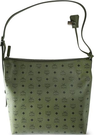 MCM Borsa a spalla grande - Verde