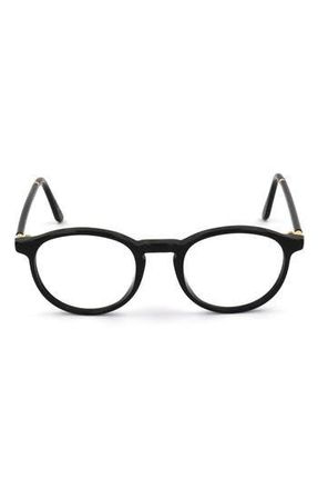 Retro Superfuture 54mm Round Reading Glasses in Black at Nordstrom Rack
