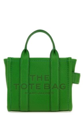 Marc Jacobs Green The Mini Leather Tote Bag