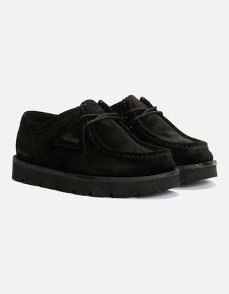 Clarks Mens Clarks Originals Meare Wallabee Suede Mens Black Lace-Up Shoes - Size: 9