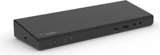 Belkin Estaci&oacute;n De Acoplamiento, Usb Hub Y Concentrador Displaylink Para Tres Pantallas Con 3 Puertos Hdmi, 2 Displayport, 1 De 3,5 Mm Para Micr&oacute;fono/altavoz