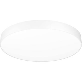 Loops White Ceiling Light for Indoor Space - Elegant Semi Flush Design