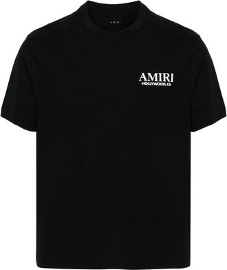 Amiri Logo-Print Cotton T-Shirt - Mens - Cotton