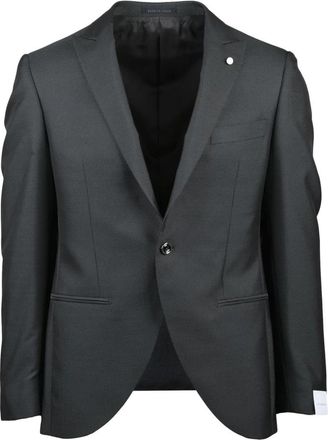 Luigi Bianchi Mantova Giacca Mezzo Tight - Heren - Blazers - Grijs - 3XL - Wol - Jassen