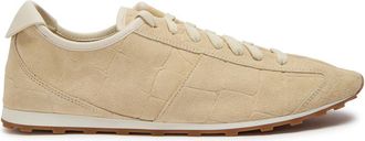 Jacquemus Les Tennis Textured Suede Sneakers - Ivory - 44 (IT44 / UK10)