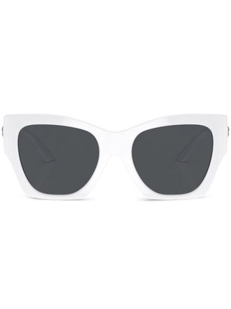Versace Occhiali da sole Medusa cat-eye - Bianco
