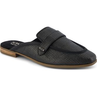 Toms Lynette Mule in Black Raffia at Nordstrom Rack, Size 6.5