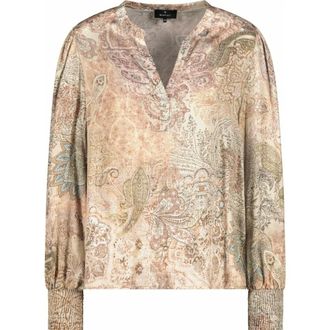 Monari Dames, Blouses & Shirts, Beige, Maat: L