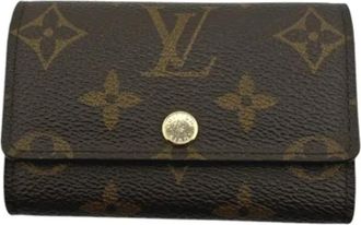 Louis Vuitton Pre-owned Fabric key-holders - Dames - Vintage Accessoires - Bruin - ONE Size - Vintage