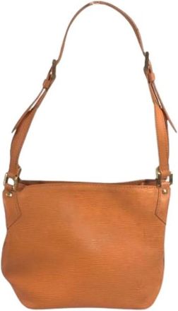 Louis Vuitton Pre-owned Vintage Epi Shoulder Bag - Dames - Vintage Schoudertas - Oranje - ONE Size - Leer - Vintage