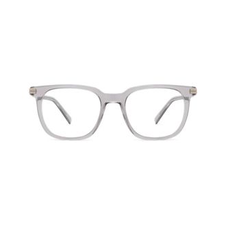Ermenegildo Zegna Glasses, unisex, Gray, Size: 52 MM Ez5273 Square Glasses