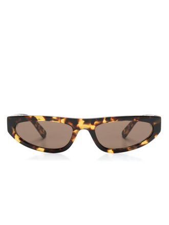Miu Miu Eyewear Occhiali da sole Miu Glimpse cat-eye - Marrone