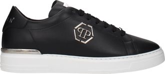 Philipp Plein Herrens Ledersneaker Schwarz