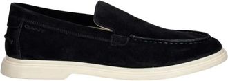 GANT Boery Loafer - Heren - Loafers - Blauw - 41 EU - Leer - Schoenen