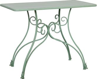 Wanderlust Deco Wanderlust Deco - Recibidor De Metal Envejecido Verde 100x52x76