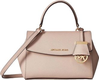 Michael Kors Ava Extra Small Crossbody Satchel Womens Handbags Soft Pink, Leather