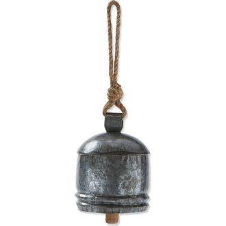 Tag Classic Artisan Silver Bell Decorative Holiday Decor in Gray at Nordstrom