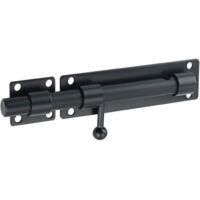 OEM Cerradura De Cilindro Deslizante Para Puertas Exteriores Con Orificio Para Candado, Acero Inoxidable Negro Mate - Crezuo