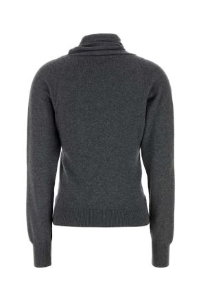 Tom Ford Mak1389yax906 Ig712 Darkgreymelange Exterior: Cashmere Cotton Maglieria Sweater