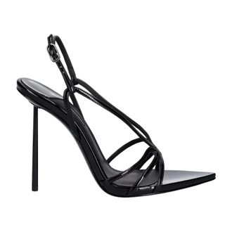 Le Silla Sandalo Eugenie - Dames - Sandalen met hakken - Zwart - 38 EU - Leer - Schoenen
