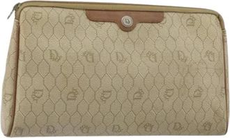 Dior Pre-owned Clutches, female, Beige, Size: ONE SIZE Pre-owned Vintage Clutch Bag