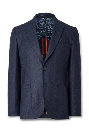 Paul Smith Textured Wool and Silk-Blend Suit Jacket