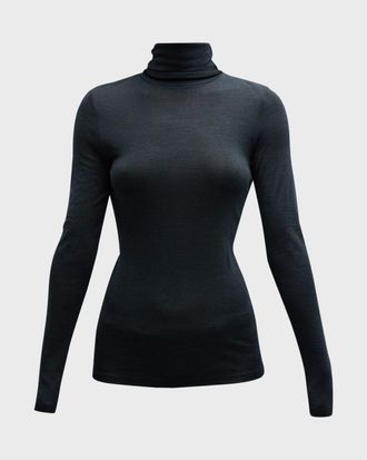 Hanro Woolen Silk Turtleneck Top