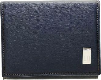 Dunhill Dark Brown Leather Coin Purse/Coin Case (Pre-Owned)