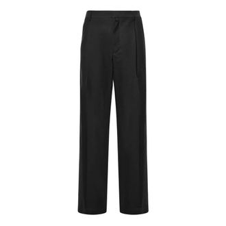 Maison Margiela Pantalones de Pinzas Anchos - Trousers - Hombre - Negro - L