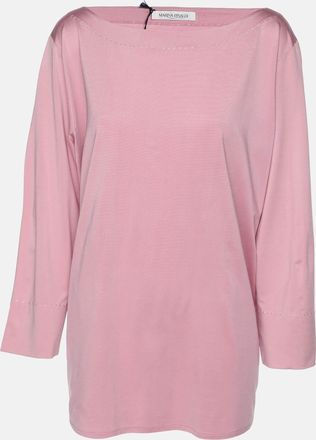 Marina Rinaldi Light Pink Jersey 3/4 Sleeve Tops