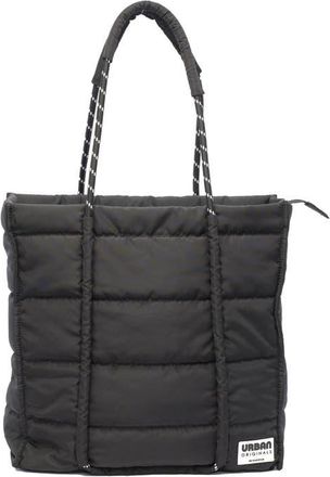 Urban Originals Palm Quilted Recycled Nylon Tote in Black at Nordstrom