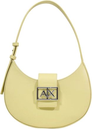 A|X Armani Exchange Schoudertas - Dames - Schoudertassen - Geel - ONE Size - Polyester - Tassen