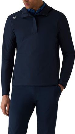 Greyson Newago Water Resistant Hooded Golf Jacket in Maltese Blue at Nordstrom, Size X-Large