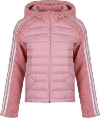 adidas (WMNS) adidas Hooded Sports Jacket Pink GJ8067