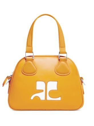 Courrèges Reedition Bowling bag - Yellow