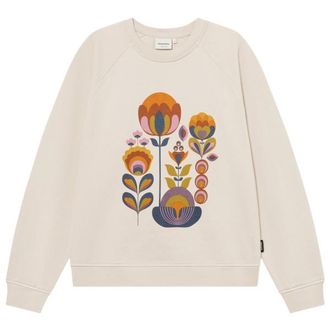 Dedicated Sweatshirt Ystad Autumn Harvest Pullover f&uuml;r Damen | beige