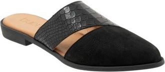 Bueno Blaze Pointed Toe Mule in Black Nubuck at Nordstrom, Size 6.5-7Us