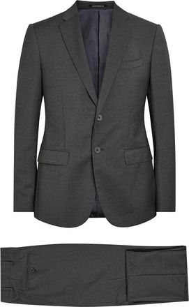 Emporio Armani Checked Wool Suit - Grey - 50 (IT50 / L)