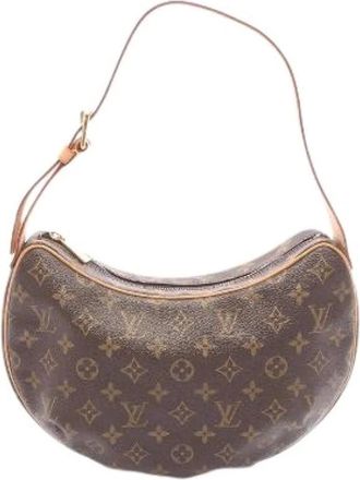 Louis Vuitton Borsa a spalla Monogram Croissant MM Pre-owned - - Pre-owned - Donna - Marrone - ONE SIZE