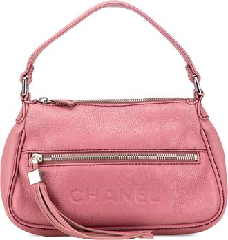 Chanel Pre-owned Womens Leather Handbag Pink - Rose Gold - One Size