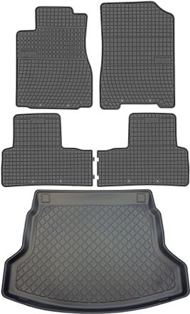 OEM Juego De Alfombrillas De Goma Para Coche Y Alfombrilla Para Maletero Para Honda Cr-v Iv Suv (2012-2018)