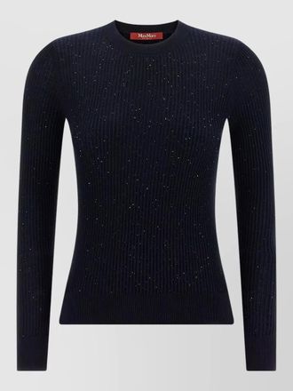 Max Mara marabu crew neck sweater ribbed texture