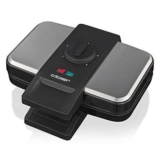Cloer 1459 Gofrera Negra Con Control De Temperatura Regulable