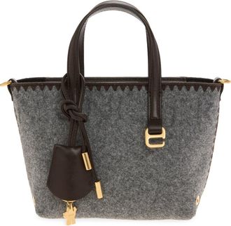 Moncler Very Micro Felt Tote Bag in Grey at Nordstrom