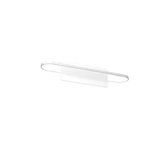 Top-Light Top-light - Applique Moderna Circuit Metallo Bianco Diffusore Bianco Led 11,2w Naturale 40cm