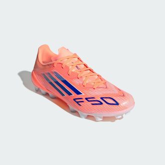 adidas adidas Performance Unisex F50 League 2G/3G Artificial Grass Boots - Orange - Size UK 10.5
