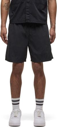 Hudson Cotton & Nylon Drawstring Shorts in Black at Nordstrom, Size Xx-Large